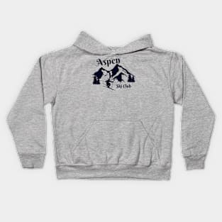 Aspen Ski Club - Skiing - Winter Kids Hoodie